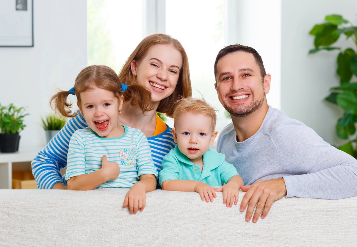 Foto Einfamilienhaus für junge Familie mit zwei Kindern